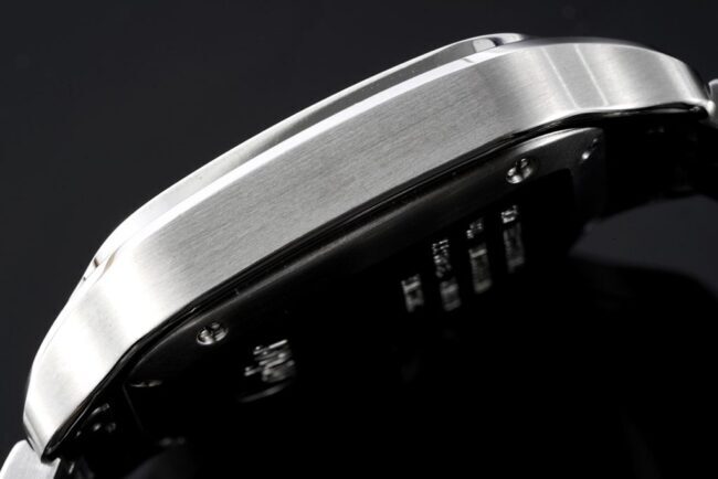 Cartier top high-quality watches Santos series women's steel band white disk watch