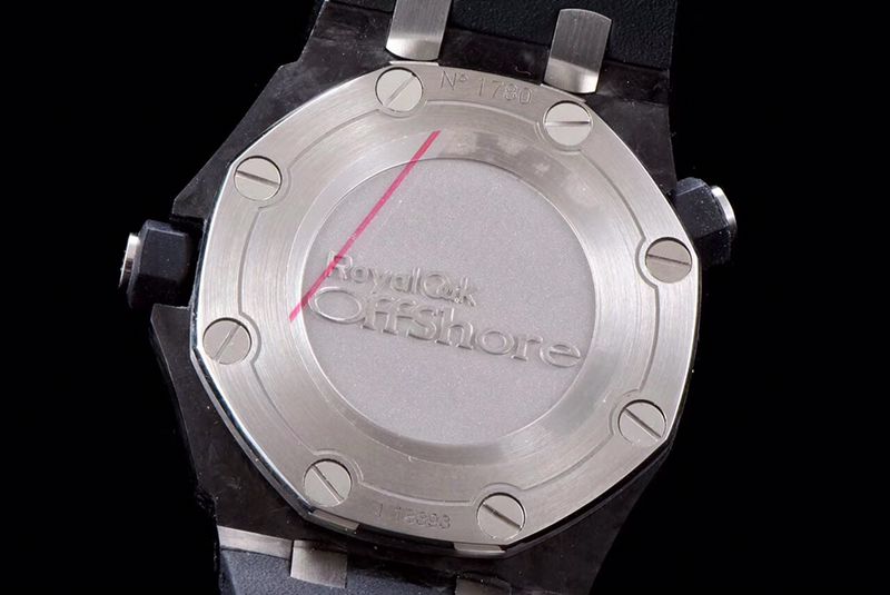Audemars Piguet collectible watches 15706 series ceramic bezel black disk men's mechanical watch back cover figure