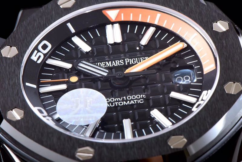 Audemars Piguettop-tier watch 15706 series ceramic bezelblack dial men's mechanical watch detail shots