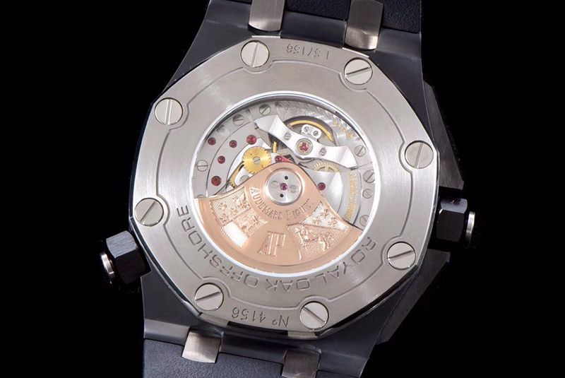 Audemars Piguettop-tier watch 15706 series ceramic bezelblack dial men's mechanical watch movement picture