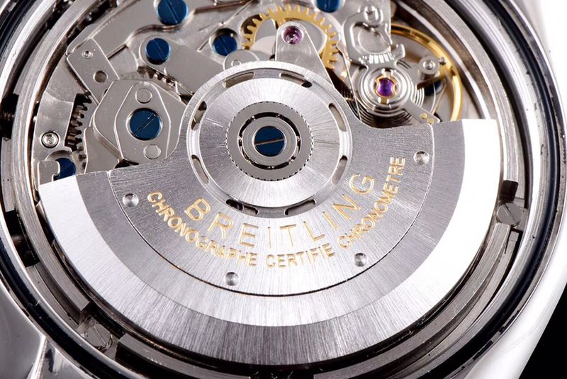 Breitlingtop-tierhigh-quality watch aviation chronograph series AB011011 men's steel bracelet mechanical watch movement picture