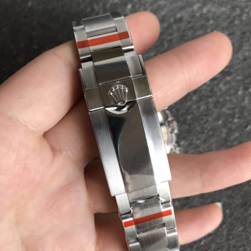 Rolextop-tierhigh-quality watch white goldDaytona series meteorite face men's mechanical steel bracelet watch clasp picture