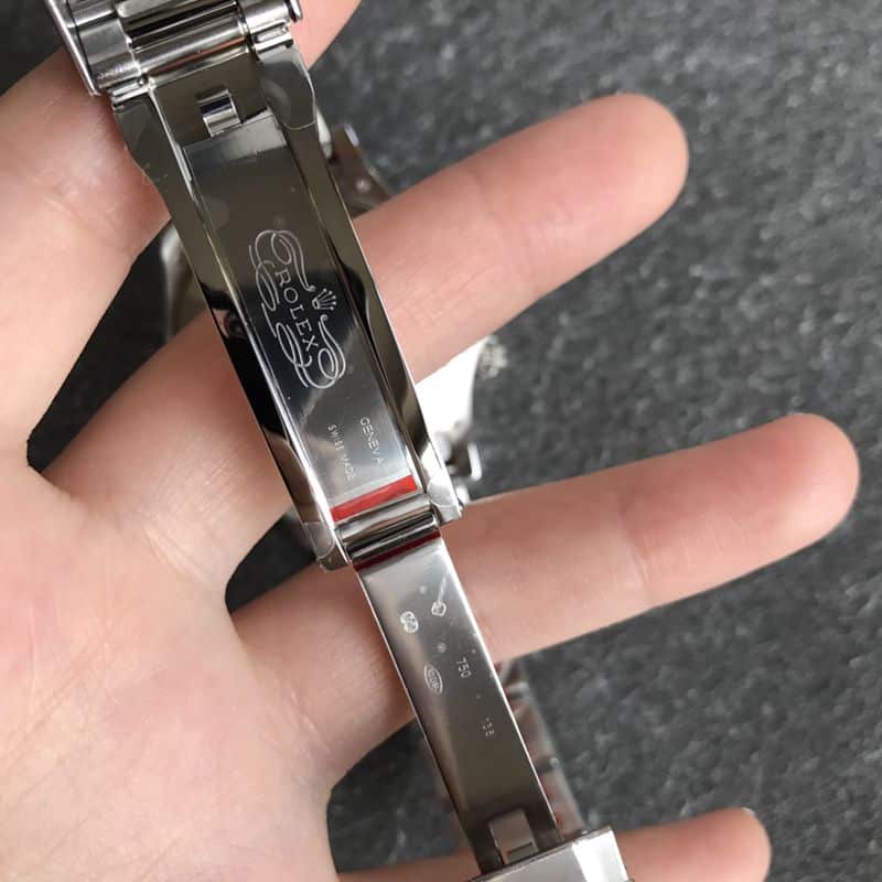 Rolextop-tierhigh-quality watch white goldDaytona series meteorite face men's mechanical steel bracelet watch clasp picture