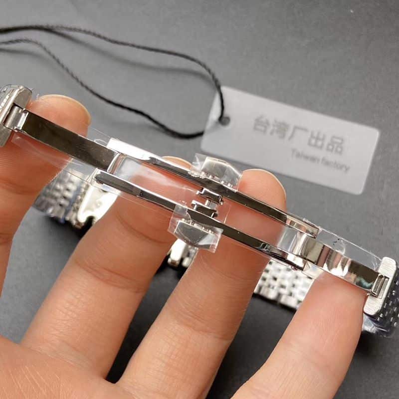 Longinestop-tiersuper watch ultra-thin Jialan series boutique couple watch quartzsteel bracelet watch clasp picture