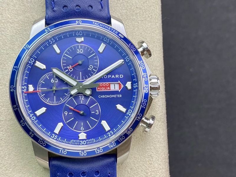 Chopard Top Watch MilleMiglia Series Blue Dial Sport Men's Mechanical Watch Detailed Pictures