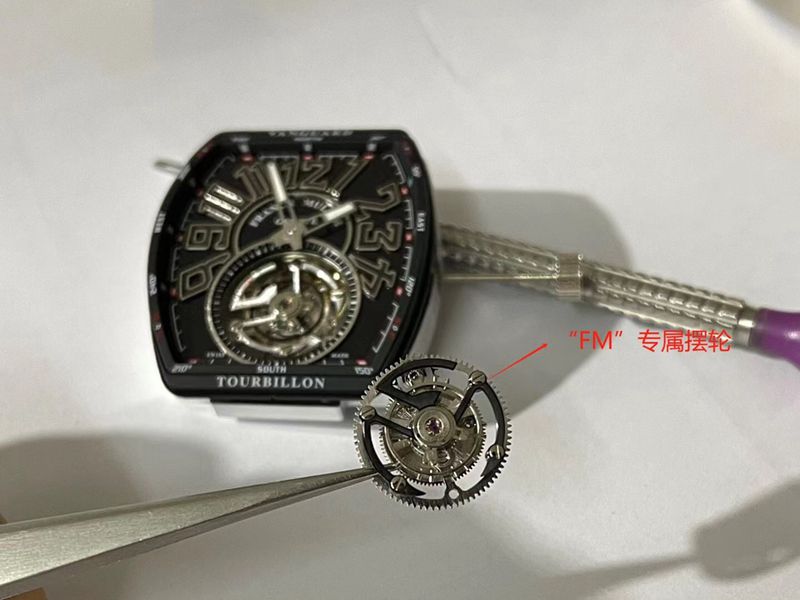Frank Muller top-tierhigh-quality watch Pioneer series tourbillon men's manual mechanical watch structure diagram