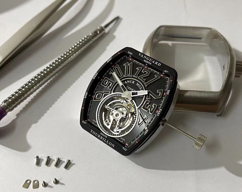 Frank Muller top-tierhigh-quality watch Pioneer series tourbillon men's manual mechanical watch structure diagram