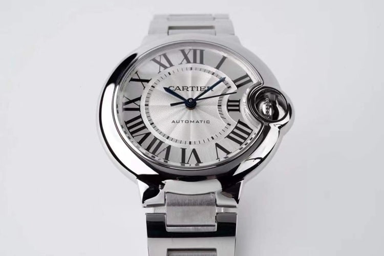 AF FactoryCartiertop-tier blue balloon ladies' watch33dial fully automatic movement watch front view
