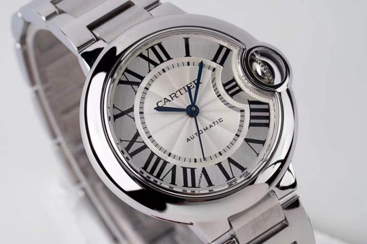 AF FactoryCartiertop-tier blue balloon ladies' watch33dial fully automatic movement watch front view