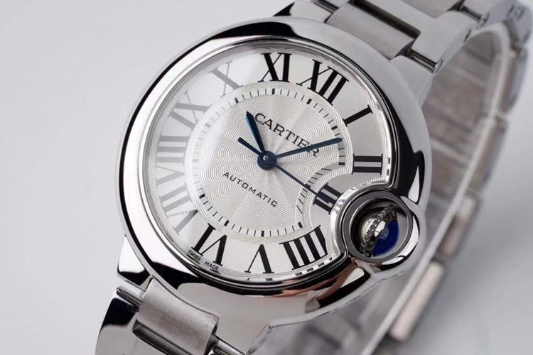 AF FactoryCartiertop-tier blue balloon ladies' watch33dial fully automatic movement watch front view