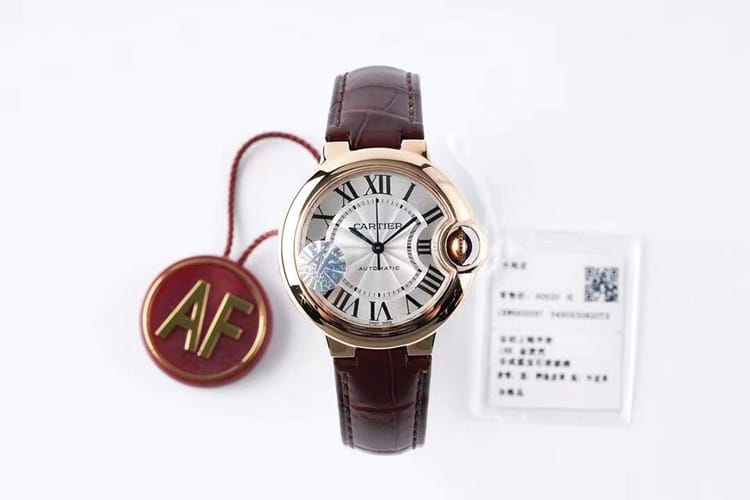 AF FactoryCartiertop-tier blue balloon ladies' watch33dial fully automatic movement watch front view