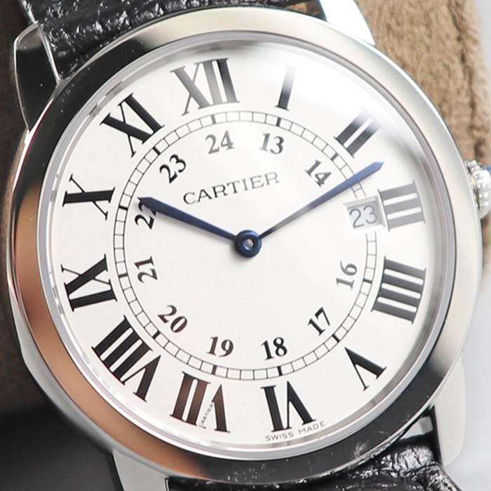 Cartier London series couple watch front view