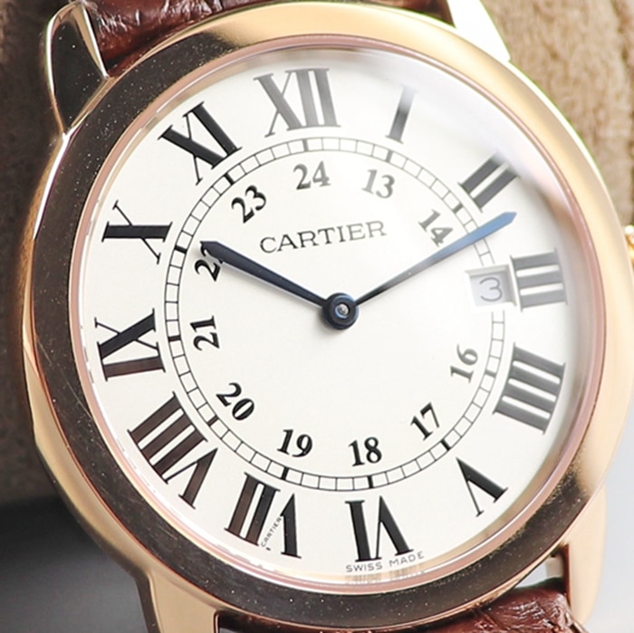 Cartier London series couple watch front view