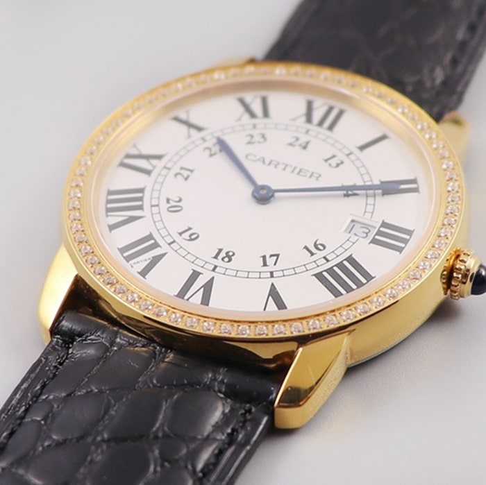 Cartier London series couple watch detail shots