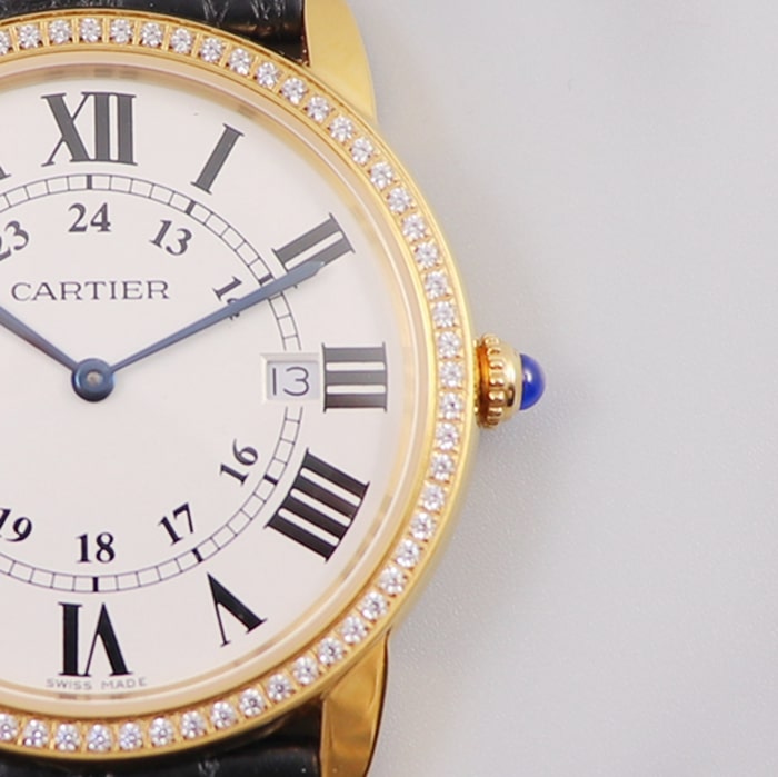 Cartier London series couple watch detail shots
