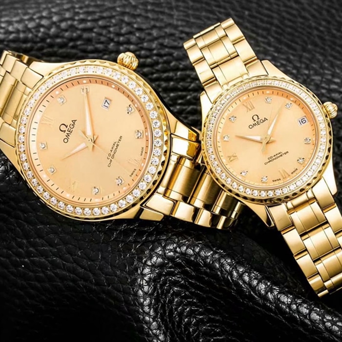 Hot new Omega men’s and women’s watches front view