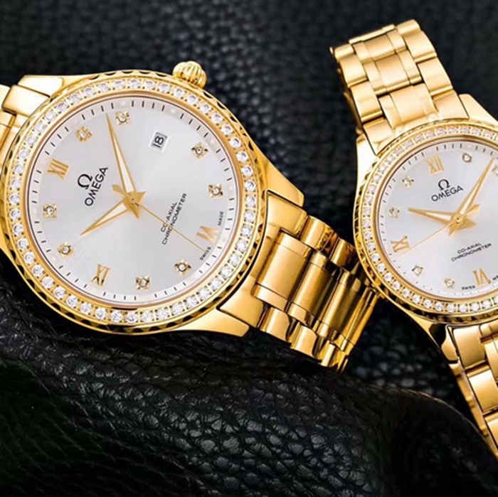 Hot new Omega men’s and women’s watches front view