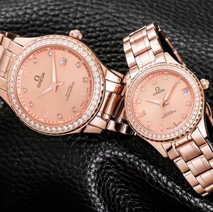Hot new Omega men’s and women’s watches front view
