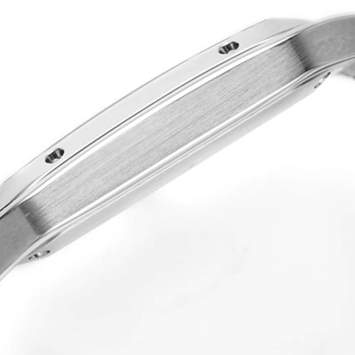 New masterwork Cartier Santos couple's watch side view