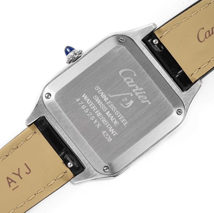 New masterpiece Cartier Santos couple's watch case back photo