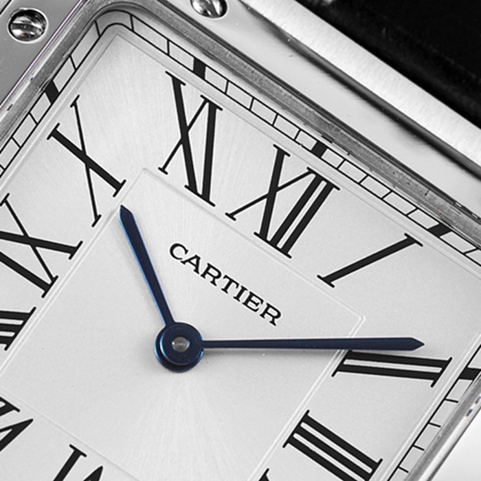 New masterpiece Cartier Santos couple's watch detail photos