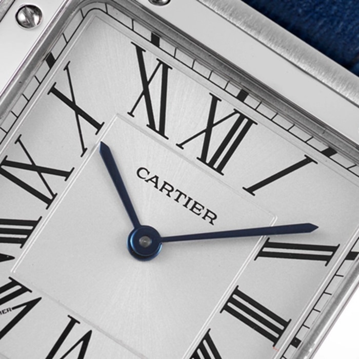 New masterpiece CartierCartier Santos couple watch detail shots