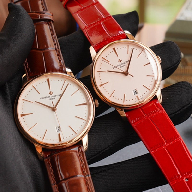 Vacheron Constantin Patrimony series couple's watch front view