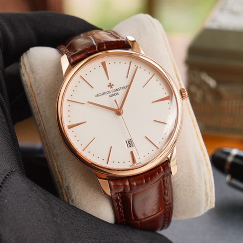Vacheron Constantin Patrimony series couple's watch front view