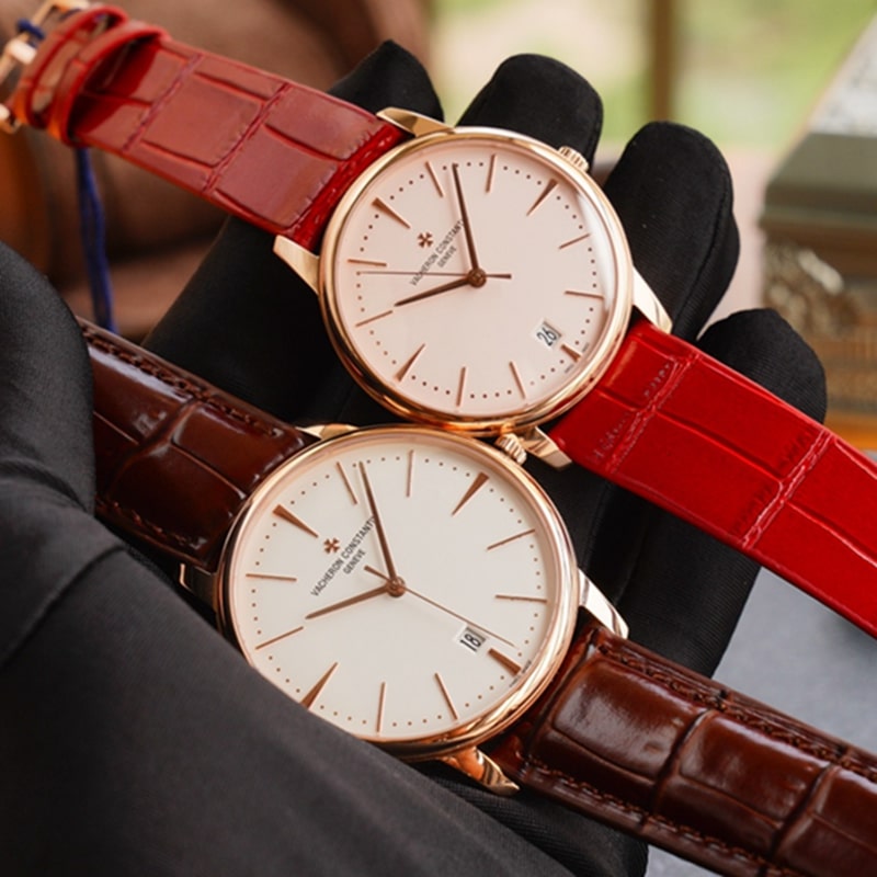Vacheron Constantin Patrimony series couple's watch front view