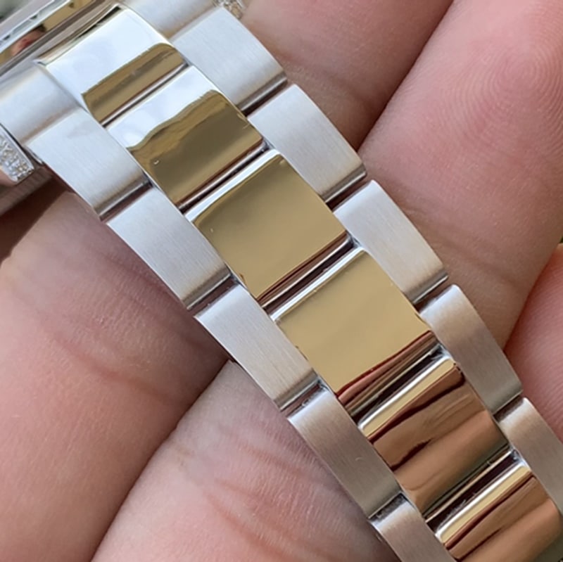 Rolex Rainbow Di men's steel bracelet watch clasp picture