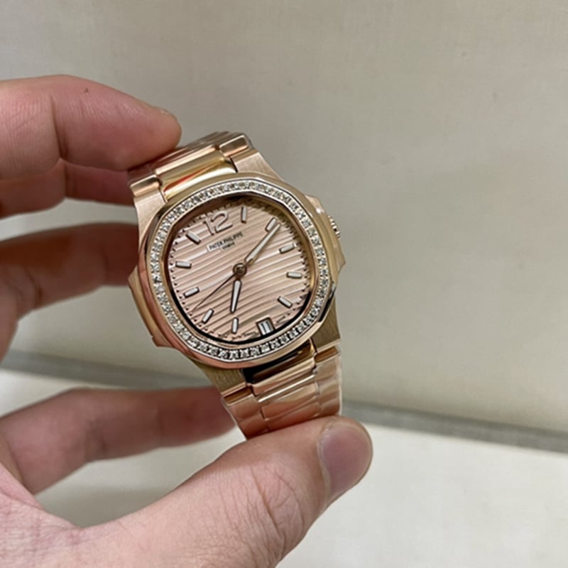 top-tier watch Patek Philippe Nautilus women's watch front view