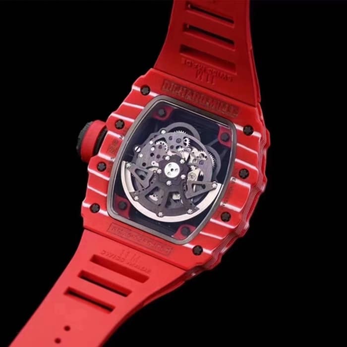 top-tier watch Franck Muller men's black dial watch movement picture