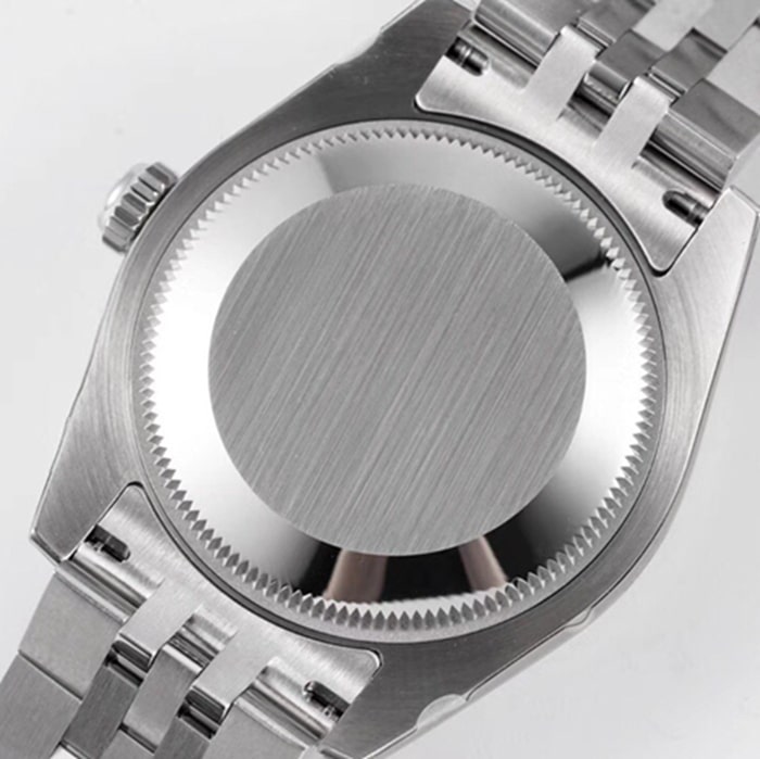 Top-tier watch Rolex men's blue dial Oyster Perpetual Datejust 31mm series steel bracelet watch back cover picture