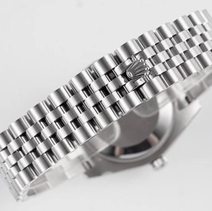 Top-tier watch Rolex men's gray plate Oyster Perpetual Datejust 31mm series steel bracelet watch clasp picture