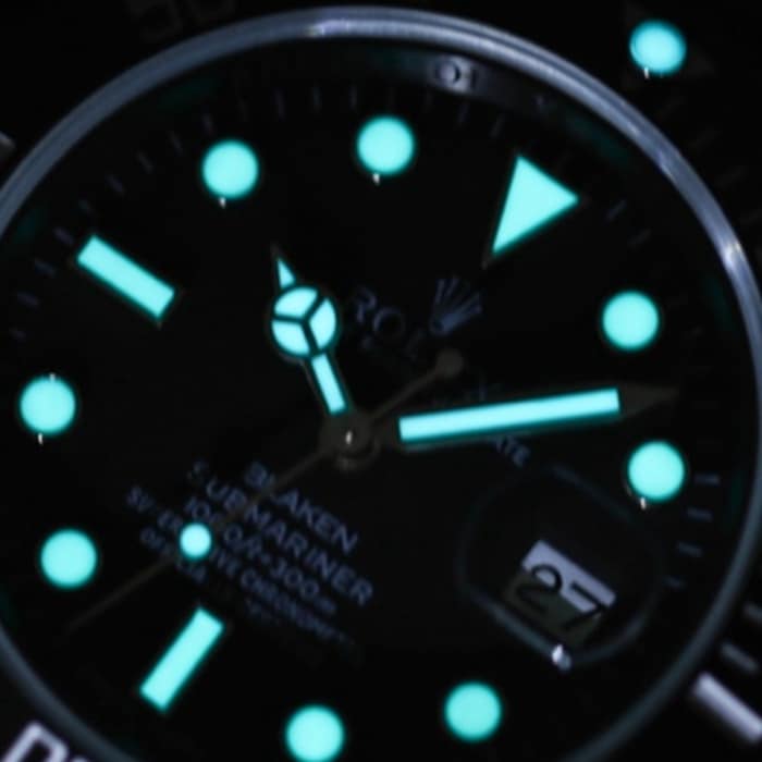 top-tier watch Rolex men's black dial Submariner series steel bracelet watch lume watch