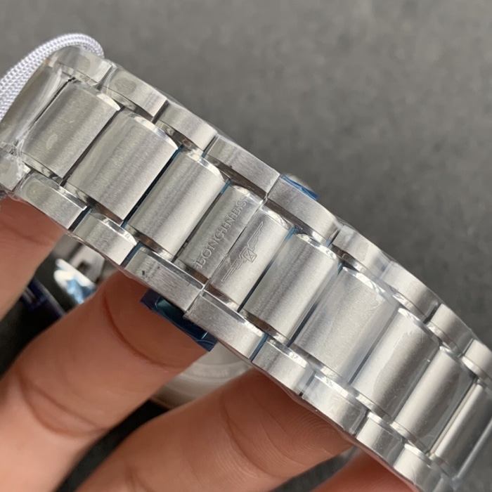 Top-tier watch Longines men's blue dial pioneer bracelet picture