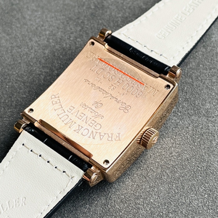 Top collectible watches Frank Muller Men's Gold Plate Full Star Series Belt Wristwatch Back Cover Figure