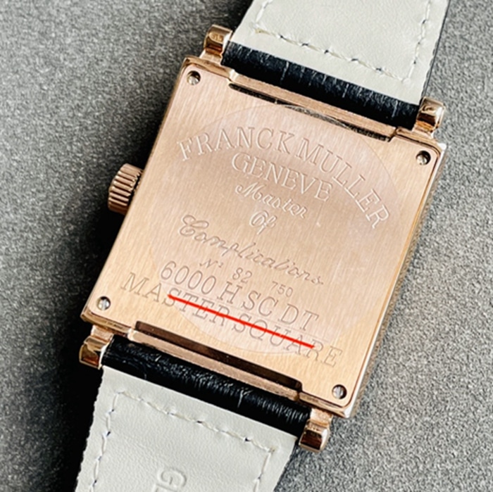 Top collectible watches Frank Muller Men's Gold Plate Full Star Series Belt Wristwatch Back Cover Figure
