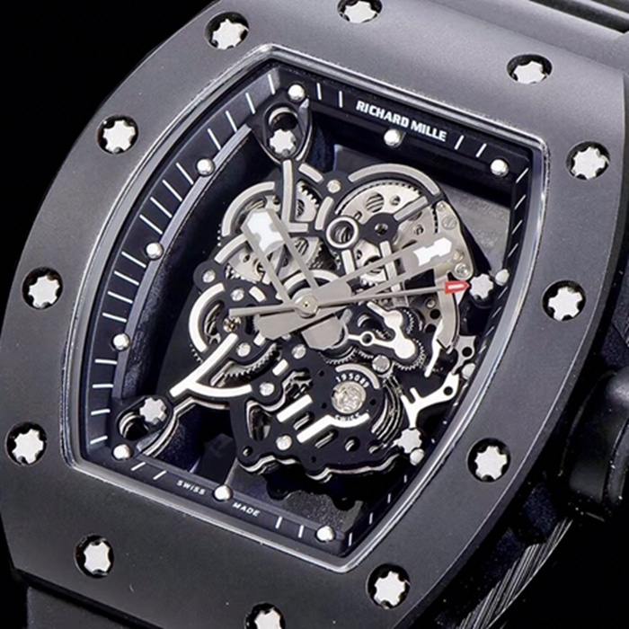 top-tier watch Richard Mille men's black dial V2