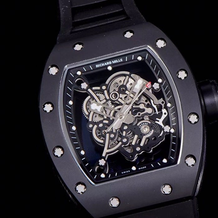 top-tier watch Richard Mille men's black dial V2