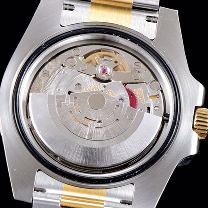 top-tier watch Rolex men's blue dial Submariner series steel bracelet watch movement picture