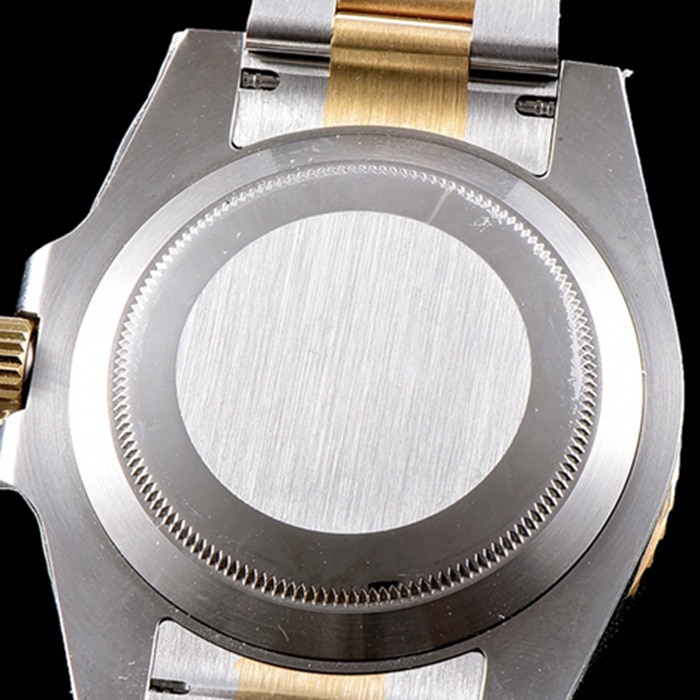 Top-tier watch Rolex men's blue dial Submariner series steel bracelet watch back cover picture