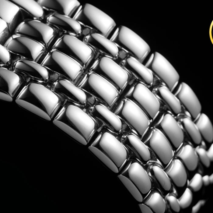 top-tier watch Longines men's gray plate steel bracelet magnificent series 40mm watch bracelet picture