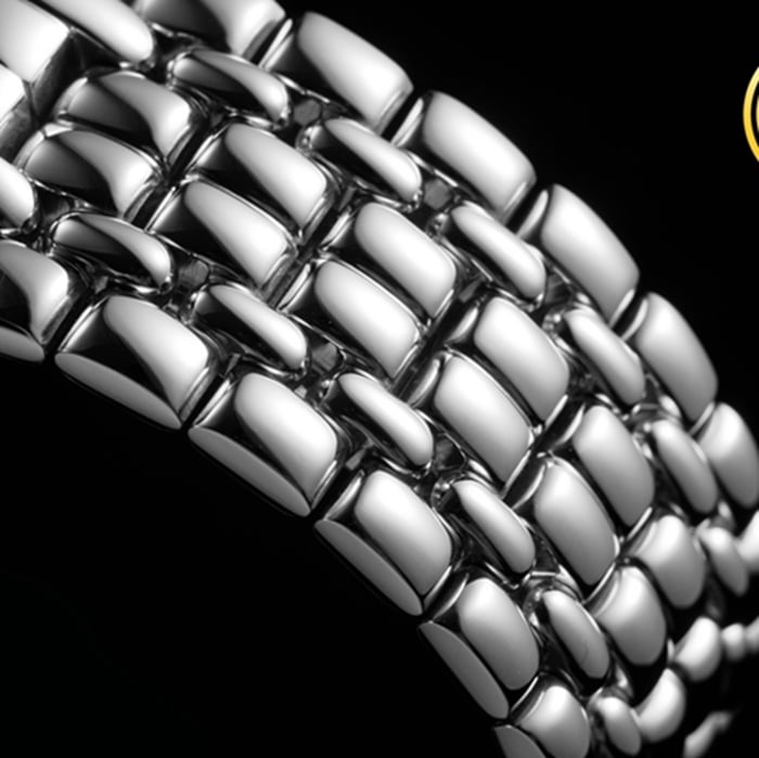 top-tier watch Longines men's black dialsteel bracelet magnificent series watch bracelet picture
