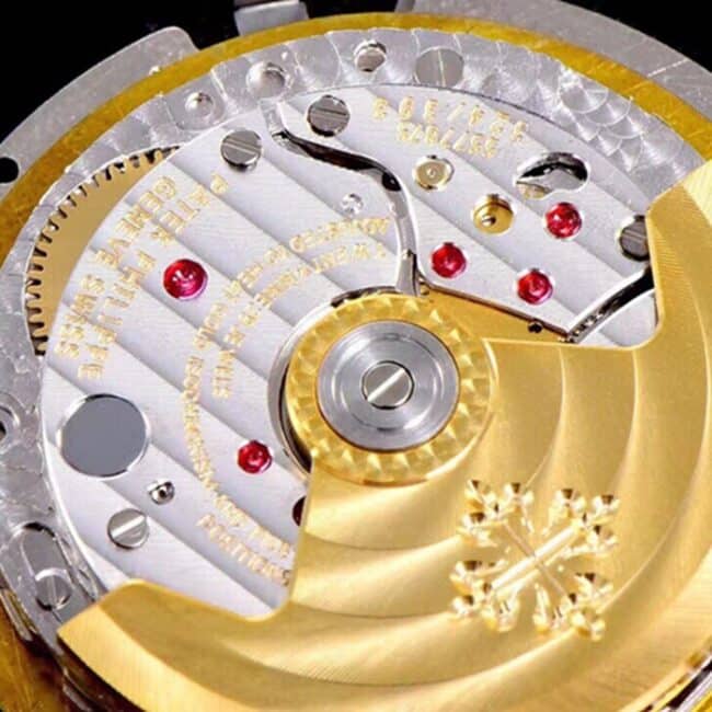 top-tier watch Patek Philippe men's blue dialsteel braceletNautilus annual calendar bowl watch 5726 series watch movement picture