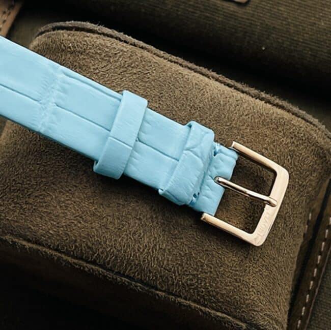 Top-tier watch Countess blue dial blue belt time series watch clasp picture