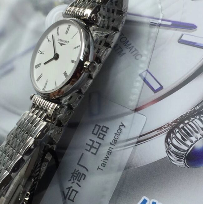 TW Factory Top Watch Longines Men's White Dial Steel Strap La Grande Classique Series Watch Detail Images