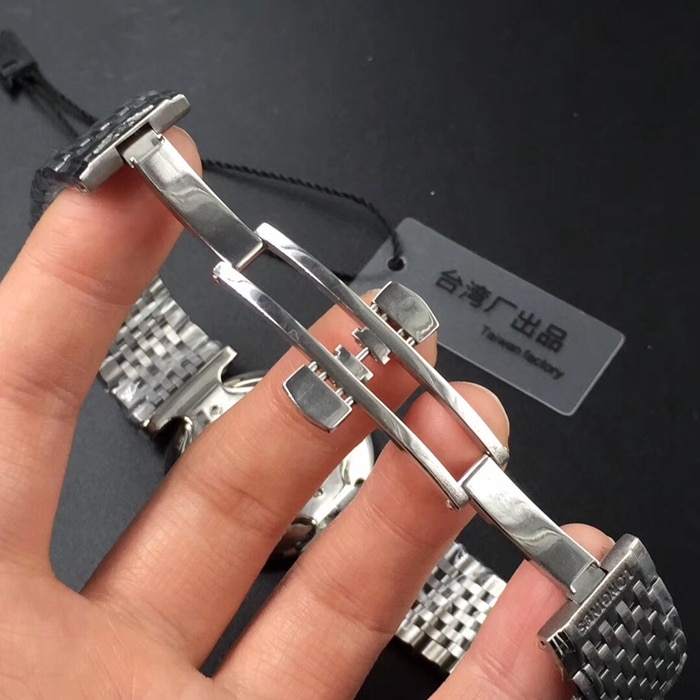 top-tier watch Longines couple watch blue dialsteel bracelet Jialan series watch clasp picture