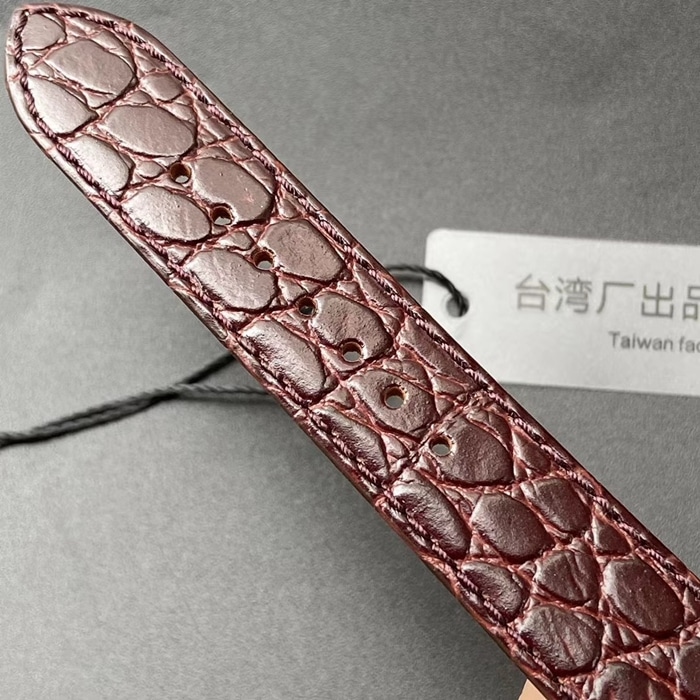 top-tier watch Longines couple watch white dial brown belt Jialan series leather strap watch leather strap picture