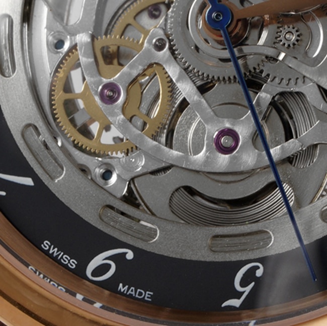 top-tier watch Hermès men's gray plate brown belt retro watch detail shots